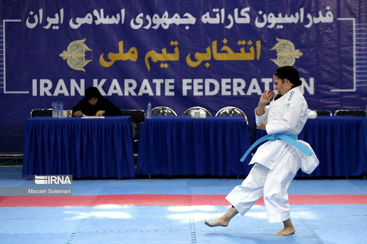تصاویر: رقابت‌های انتخابی تیم ملی کاراته زنان
