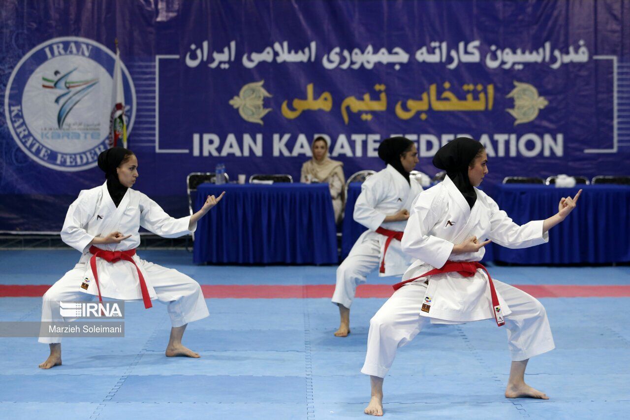 تصاویر: رقابت‌های انتخابی تیم ملی کاراته زنان